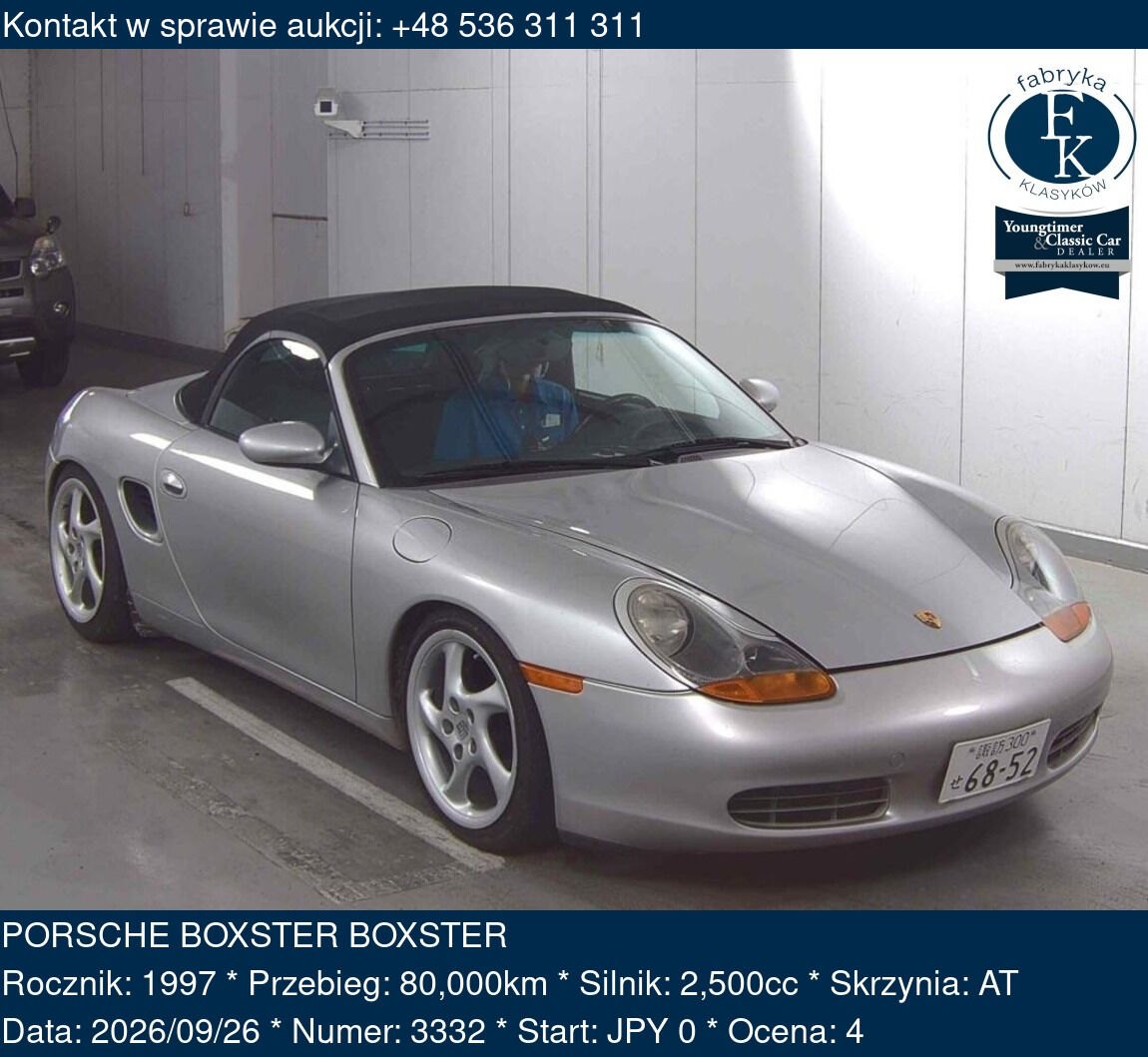 PORSCHE BOXSTER BOXSTER 1997 - zdjęcie 2