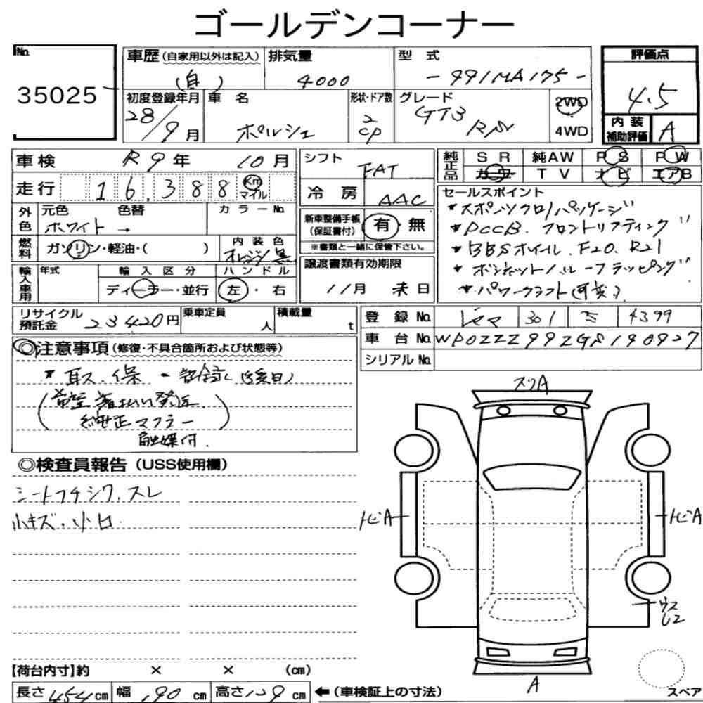 PORSCHE 911 CP 911 GT3 RS 2016 - zdjęcie 9