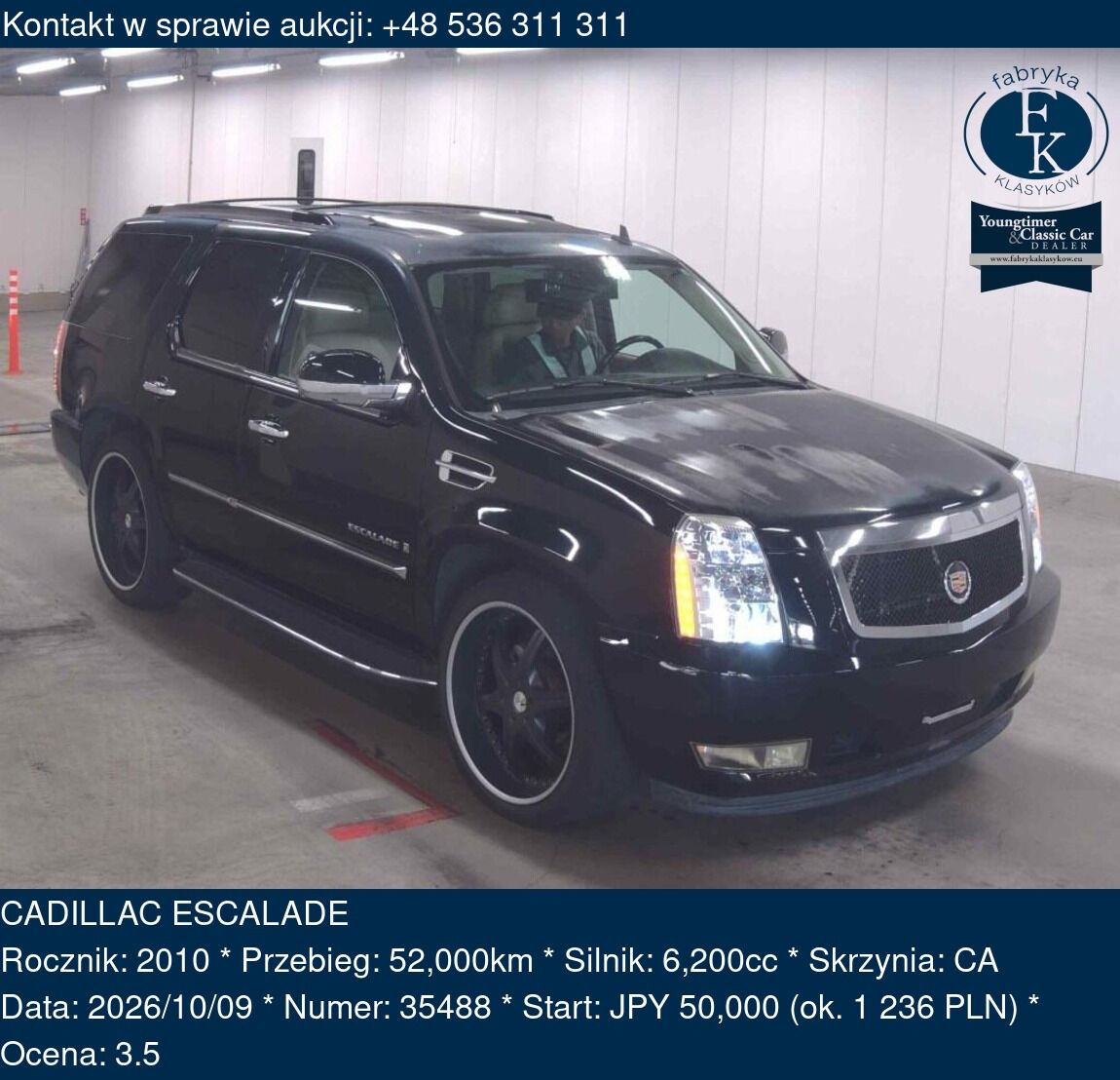CADILLAC ESCALADE 2010 - zdjęcie 2