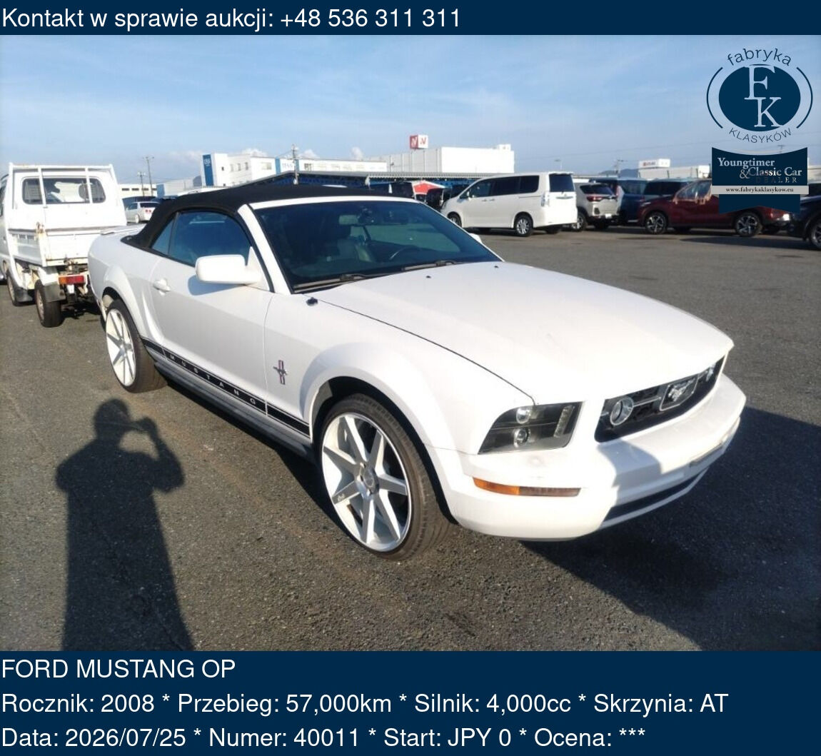 FORD MUSTANG OP