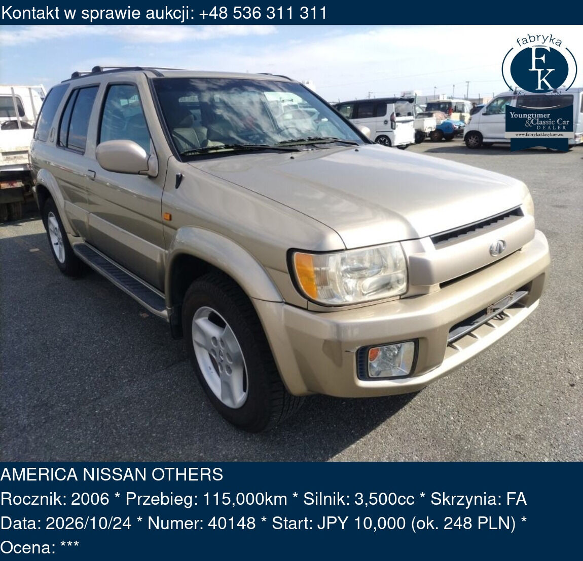 AMERICA NISSAN OTHERS 2006 - zdjęcie 2