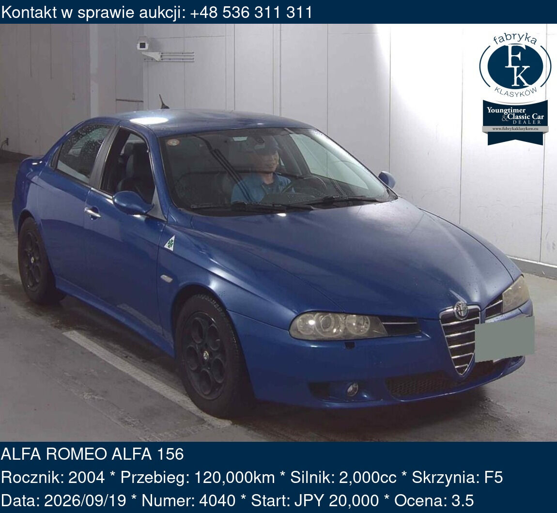 ALFA ROMEO ALFA 156 2004 - zdjęcie 2