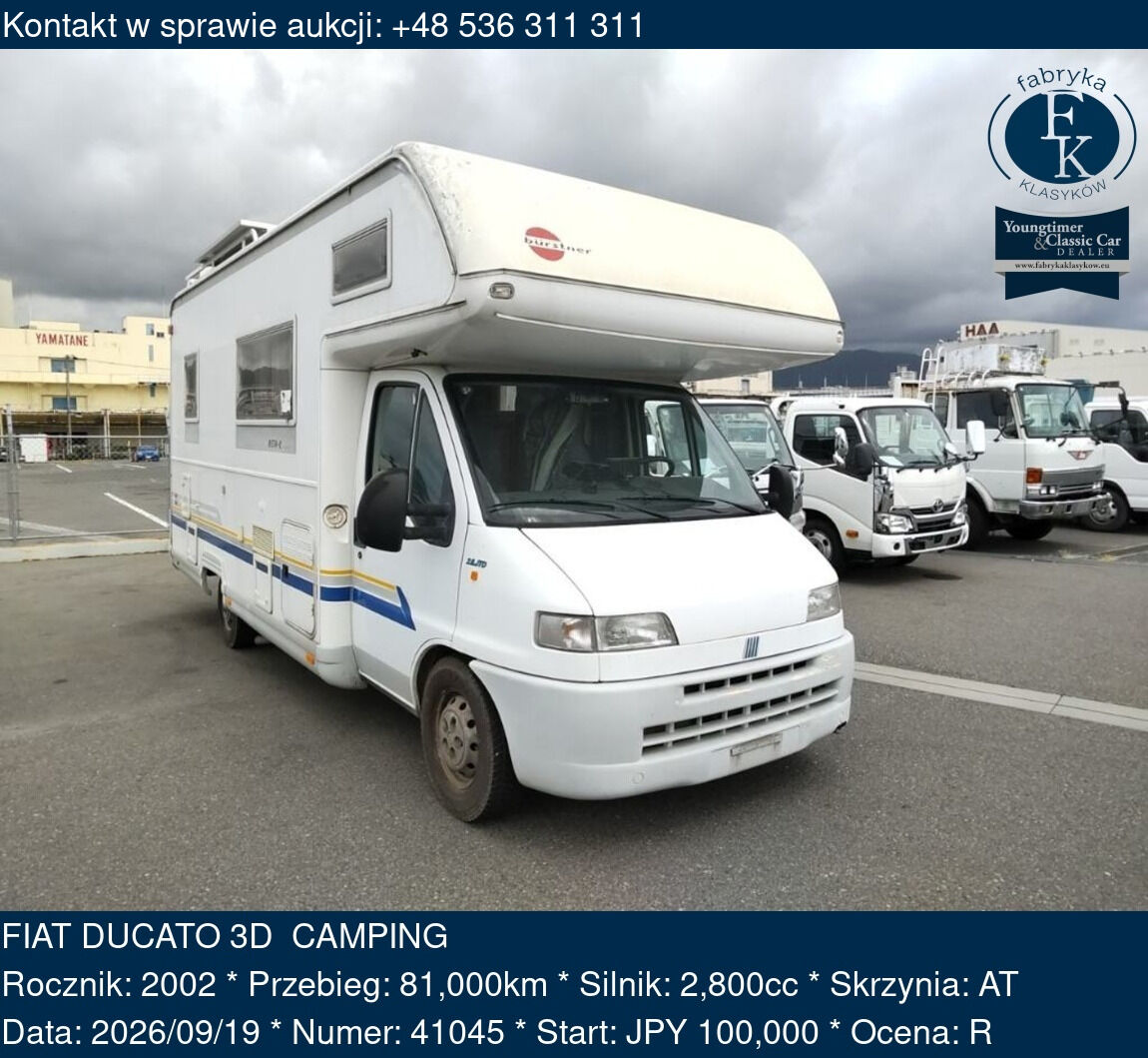 FIAT DUCATO 3D CAMPING 2002 - zdjęcie 2