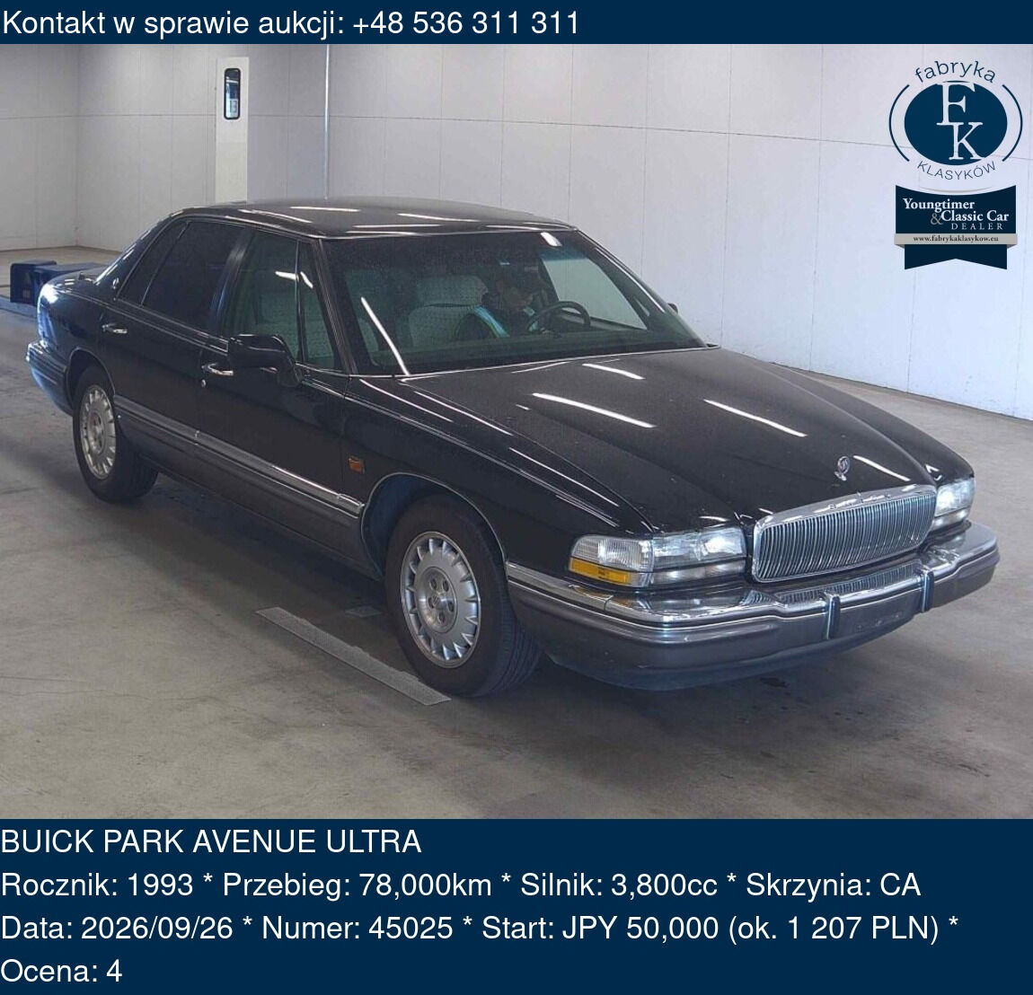BUICK PARK AVENUE ULTRA 1993 - zdjęcie 2