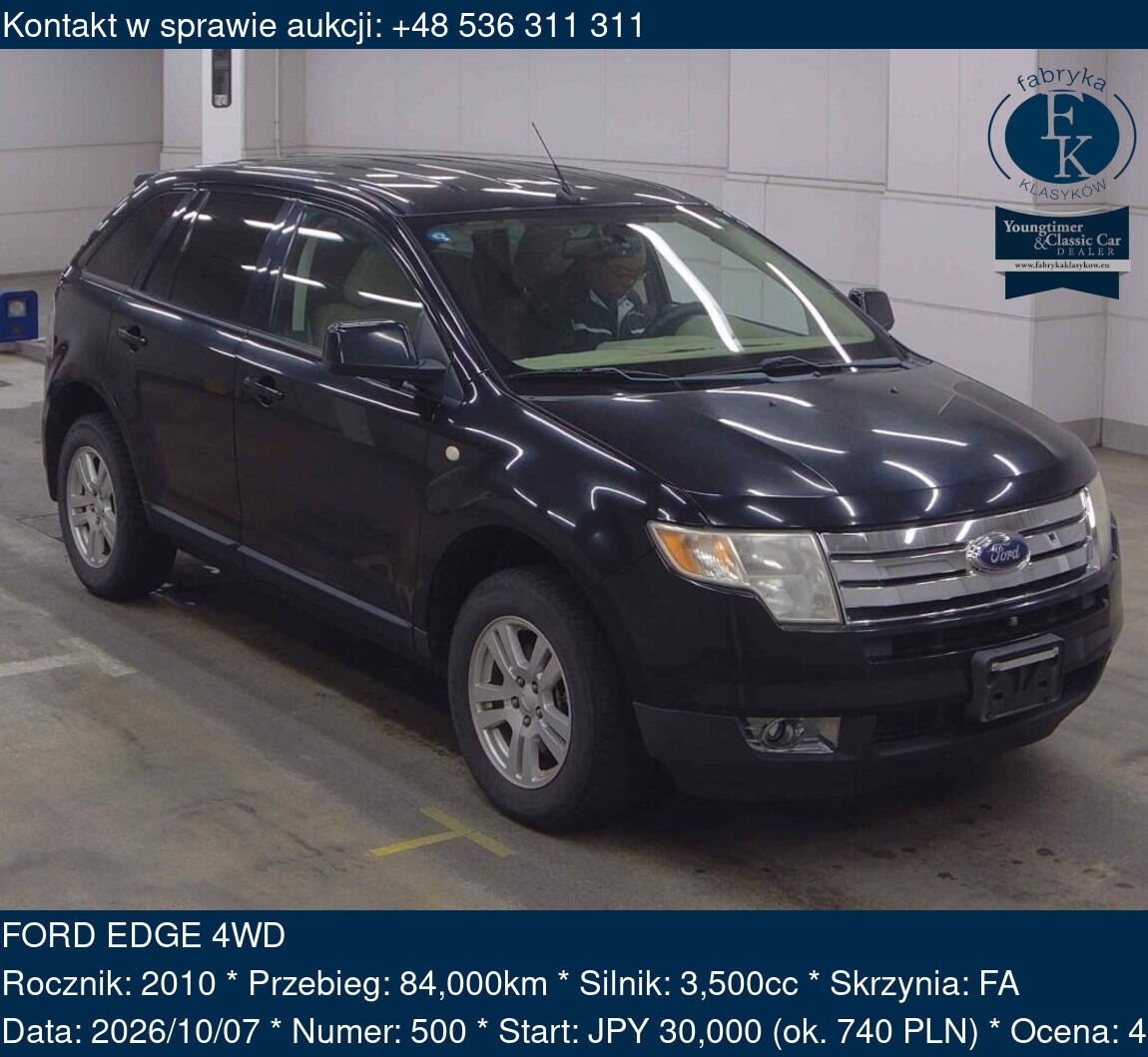 FORD EDGE 4WD 2010 - zdjęcie 2