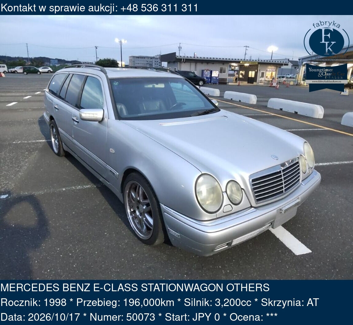 MERCEDES BENZ E-CLASS STATIONWAGON OTHERS 1998 - zdjęcie 2