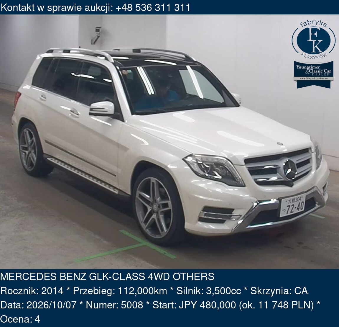 MERCEDES BENZ GLK-CLASS 4WD OTHERS 2014 - zdjęcie 2