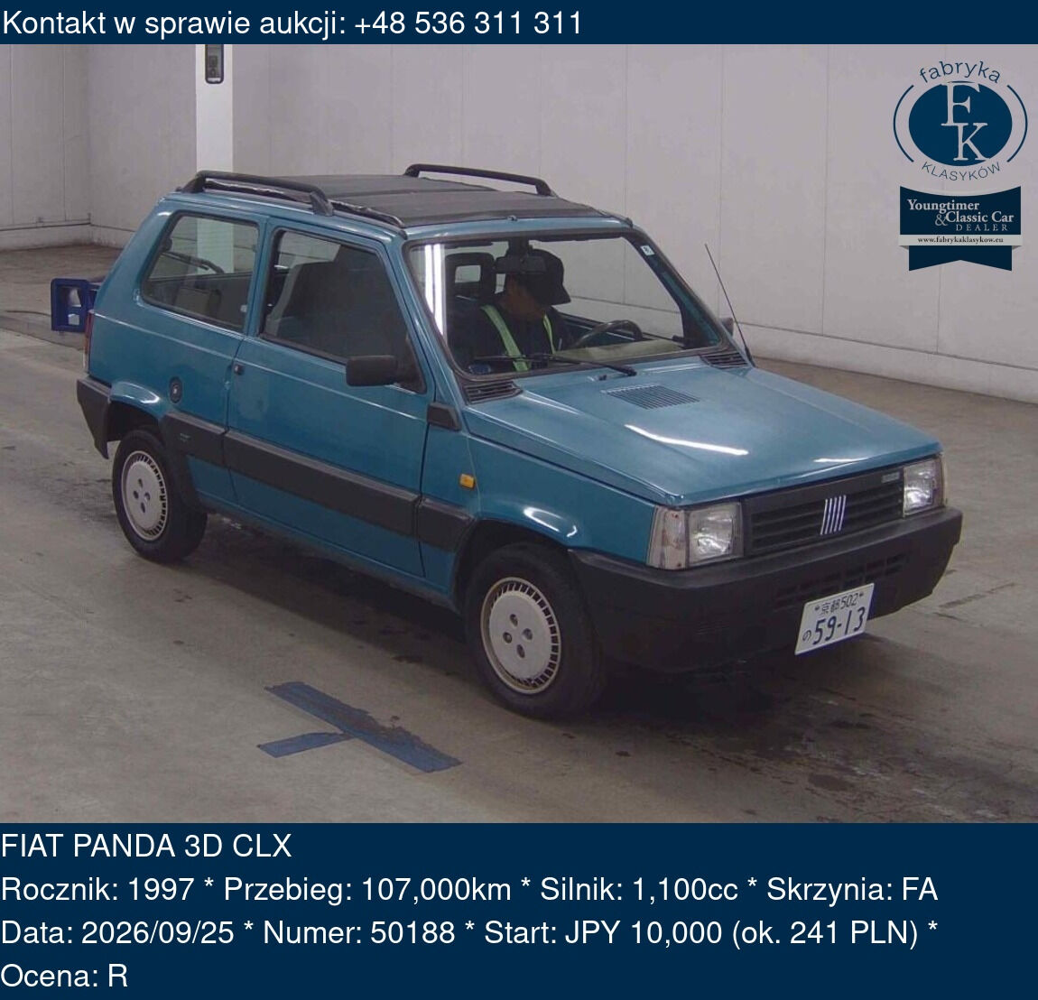 FIAT PANDA 3D CLX 1997 - zdjęcie 2