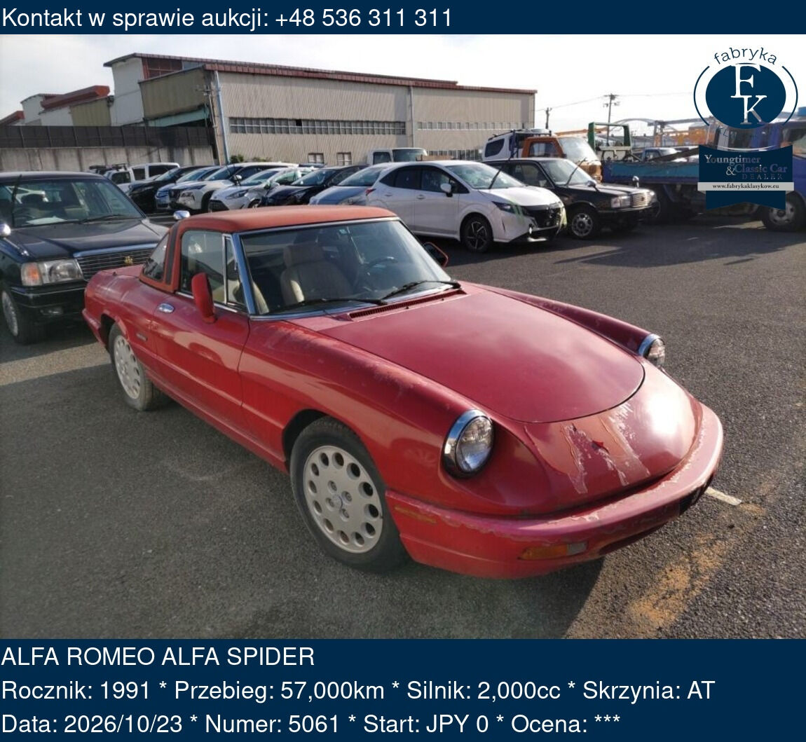 ALFA ROMEO ALFA SPIDER 1991 - zdjęcie 2