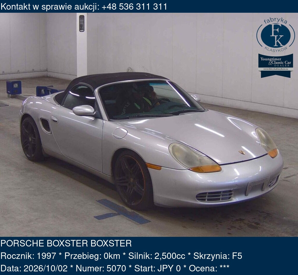 PORSCHE BOXSTER BOXSTER 1997 - zdjęcie 2