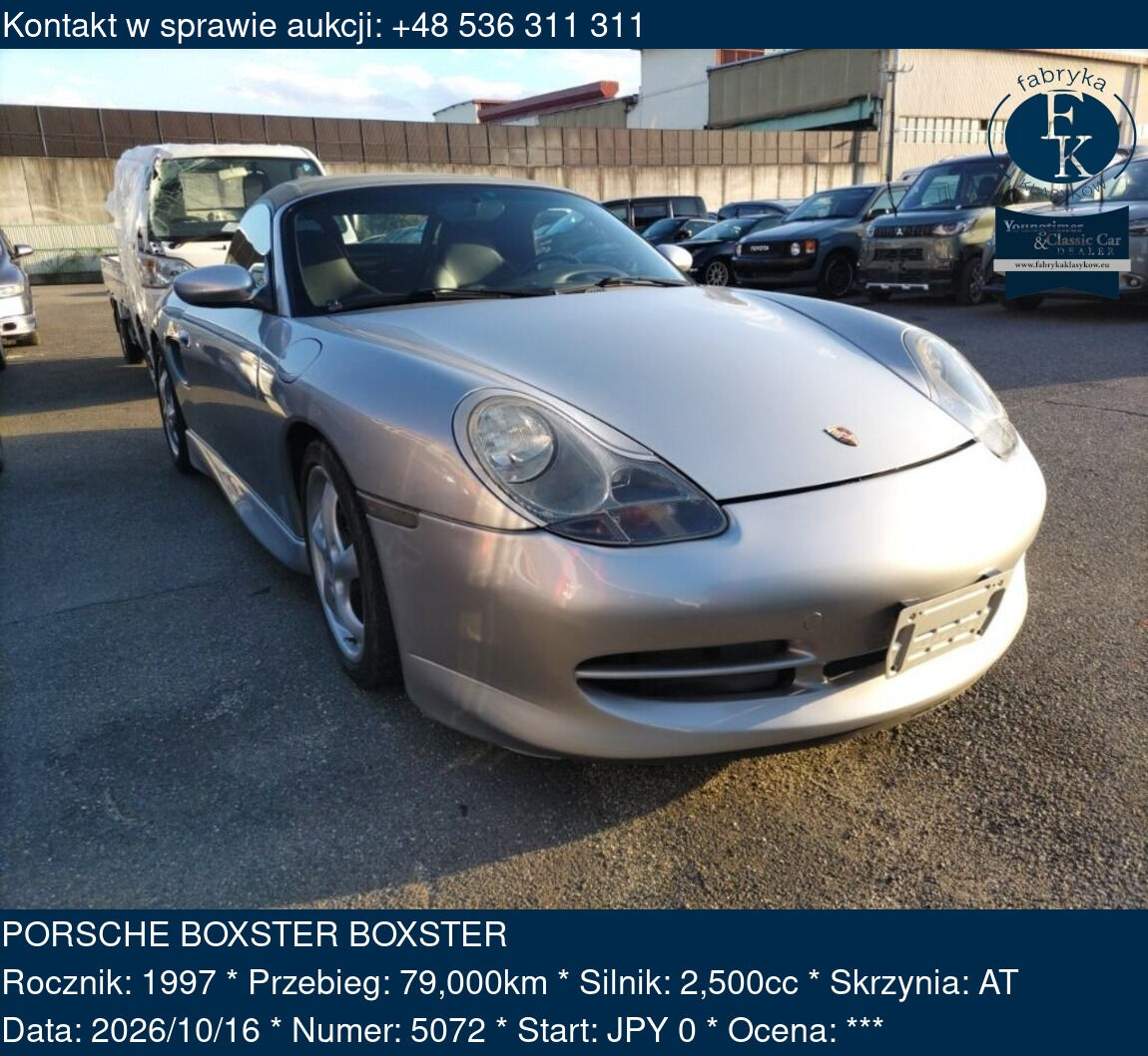 PORSCHE BOXSTER BOXSTER 1997 - zdjęcie 2