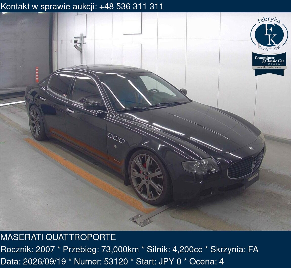 MASERATI QUATTROPORTE 2007 - zdjęcie 2