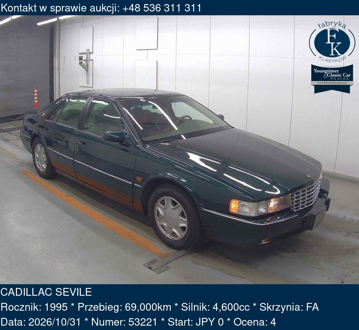 CADILLAC SEVILE 1995 - zdjęcie 2