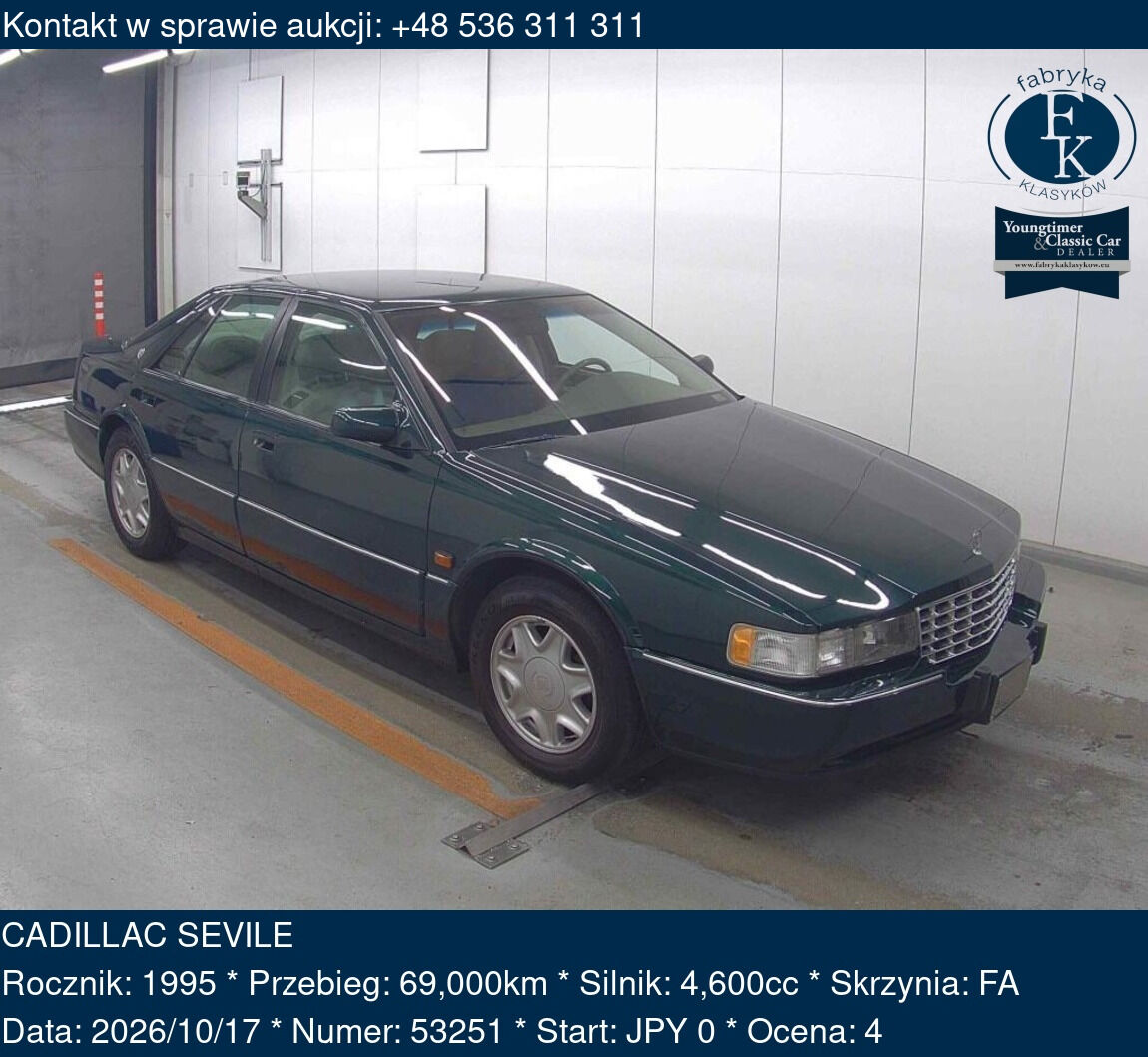 CADILLAC SEVILE 1995 - zdjęcie 2