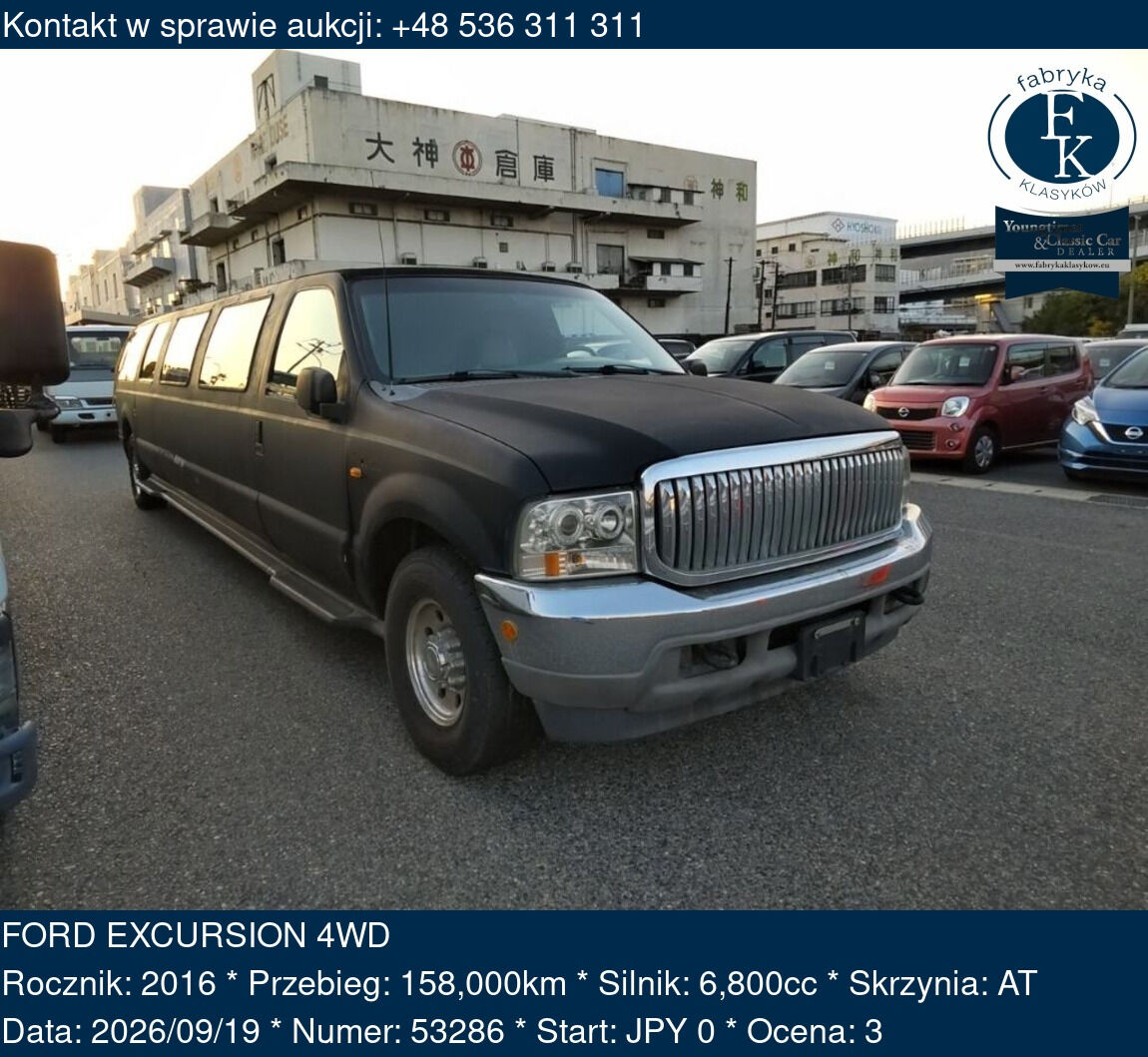 FORD EXCURSION 4WD 2016 - zdjęcie 2