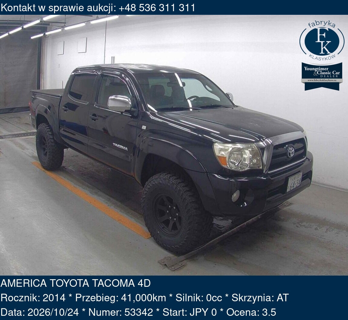 AMERICA TOYOTA TACOMA 4D 2014 - zdjęcie 2