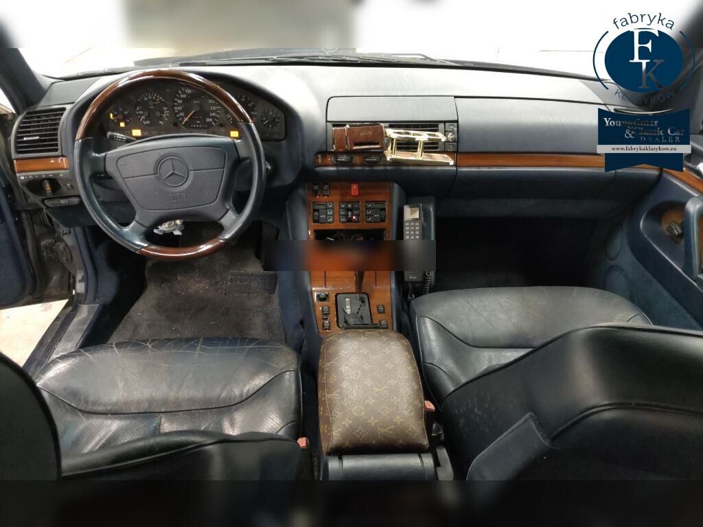 MERCEDES BENZ S-CLASS 4D 300SE 1992 - zdjęcie 5