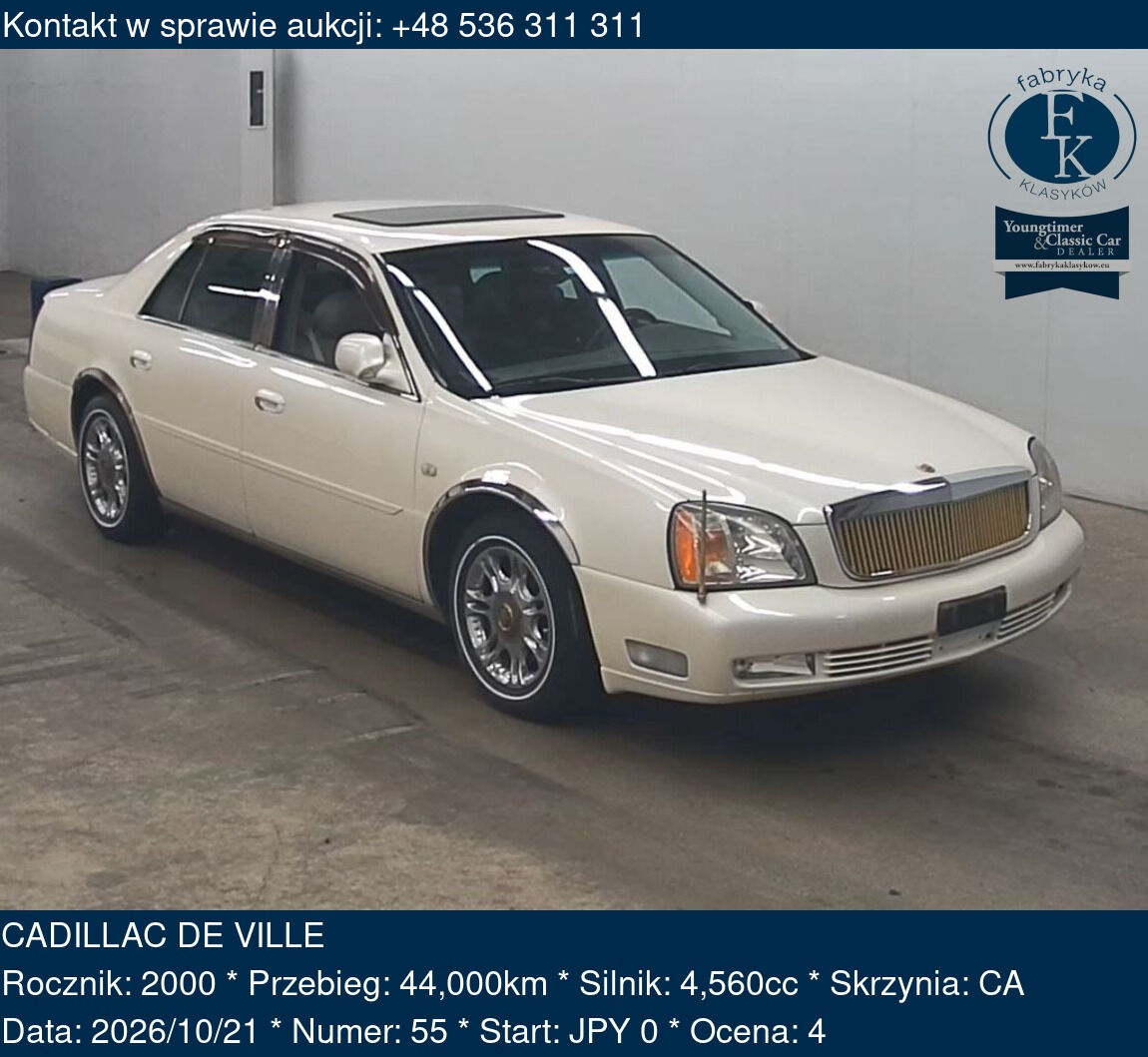 CADILLAC DE VILLE 2000 - zdjęcie 2