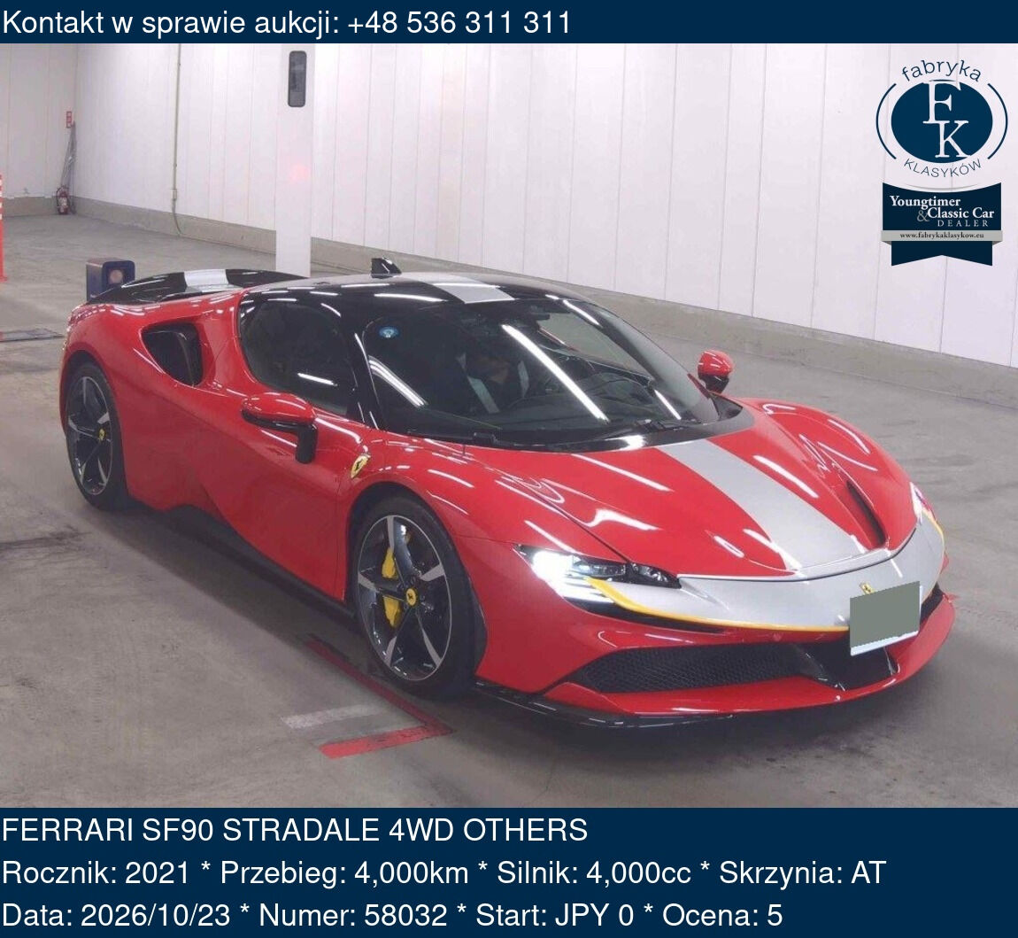 FERRARI SF90 STRADALE 4WD OTHERS 2021 - zdjęcie 2