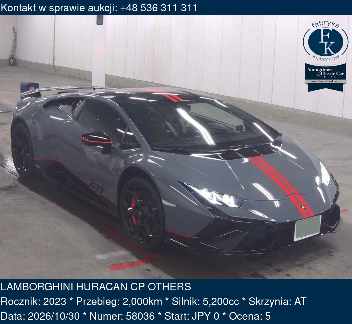 LAMBORGHINI HURACAN CP OTHERS 2023 - zdjęcie 2