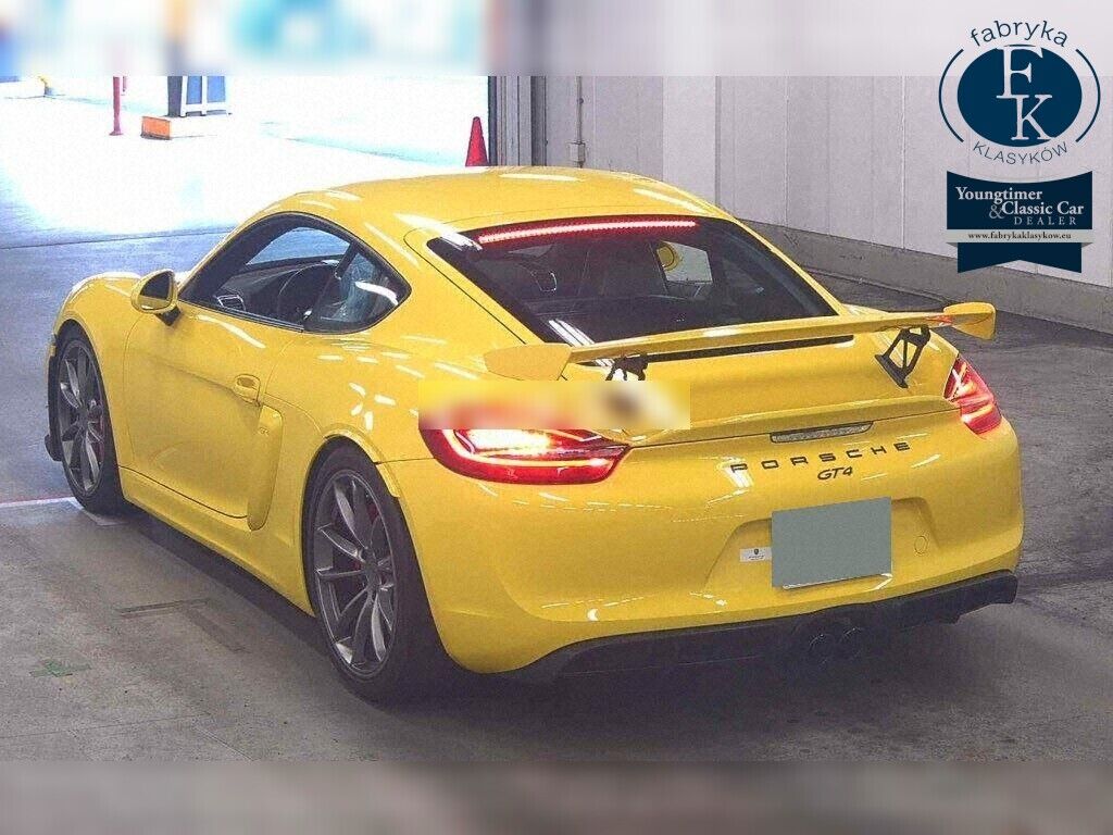 PORSCHE CAYMAN GT4 2016 - zdjęcie 4