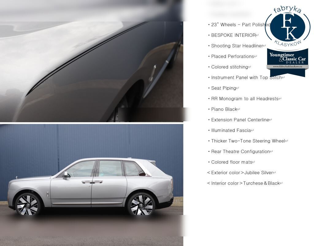 ROLLS-ROYCE CULLINAN 4WD BASE GRADE 2026 - zdjęcie 13