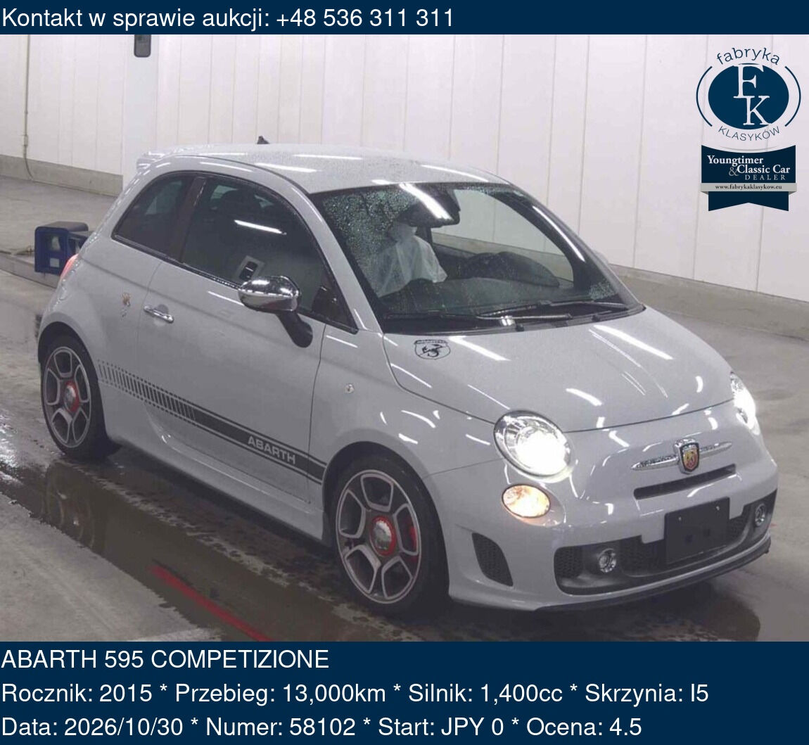 ABARTH 595 COMPETIZIONE 2015 - zdjęcie 2