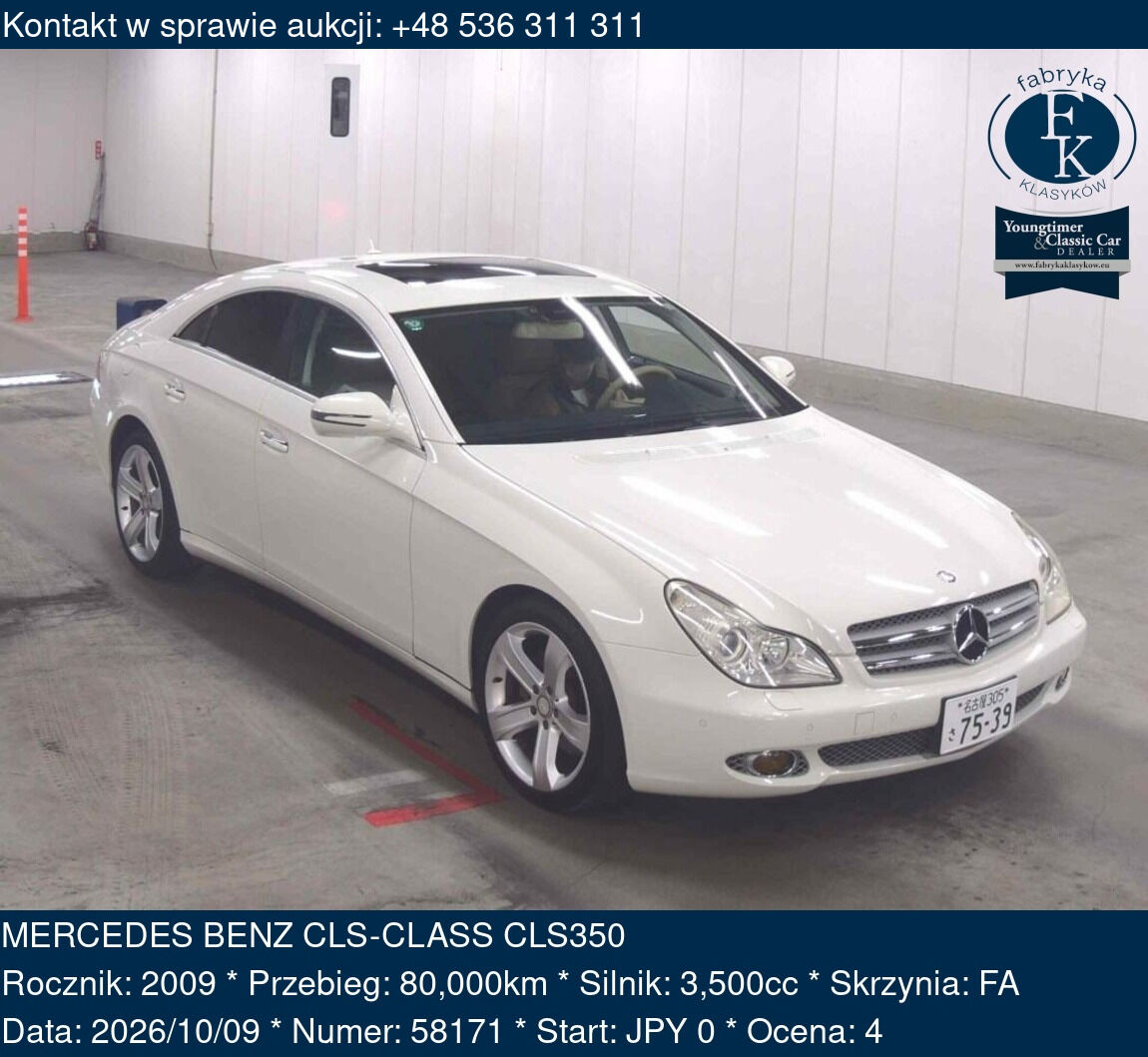 MERCEDES BENZ CLS-CLASS CLS350 2009 - zdjęcie 2