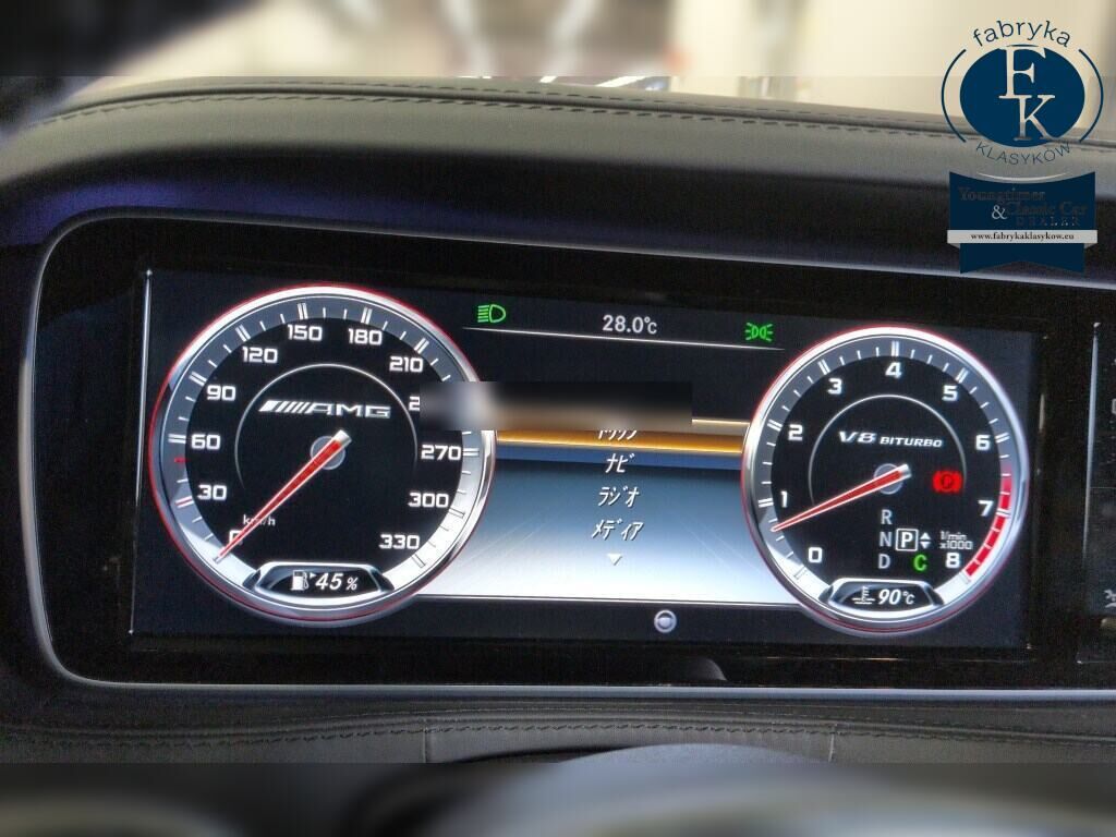 MERCEDES AMG S-CLASS 4D 4WD S63 4MATIC LONG 2014 - zdjęcie 8