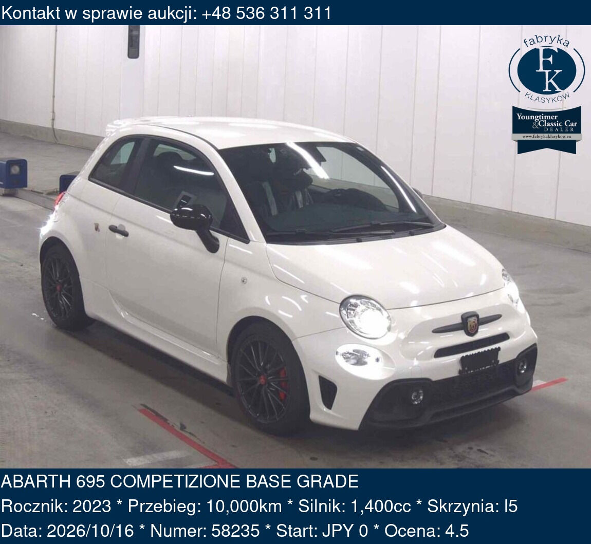 ABARTH 695 COMPETIZIONE BASE GRADE 2023 - zdjęcie 2