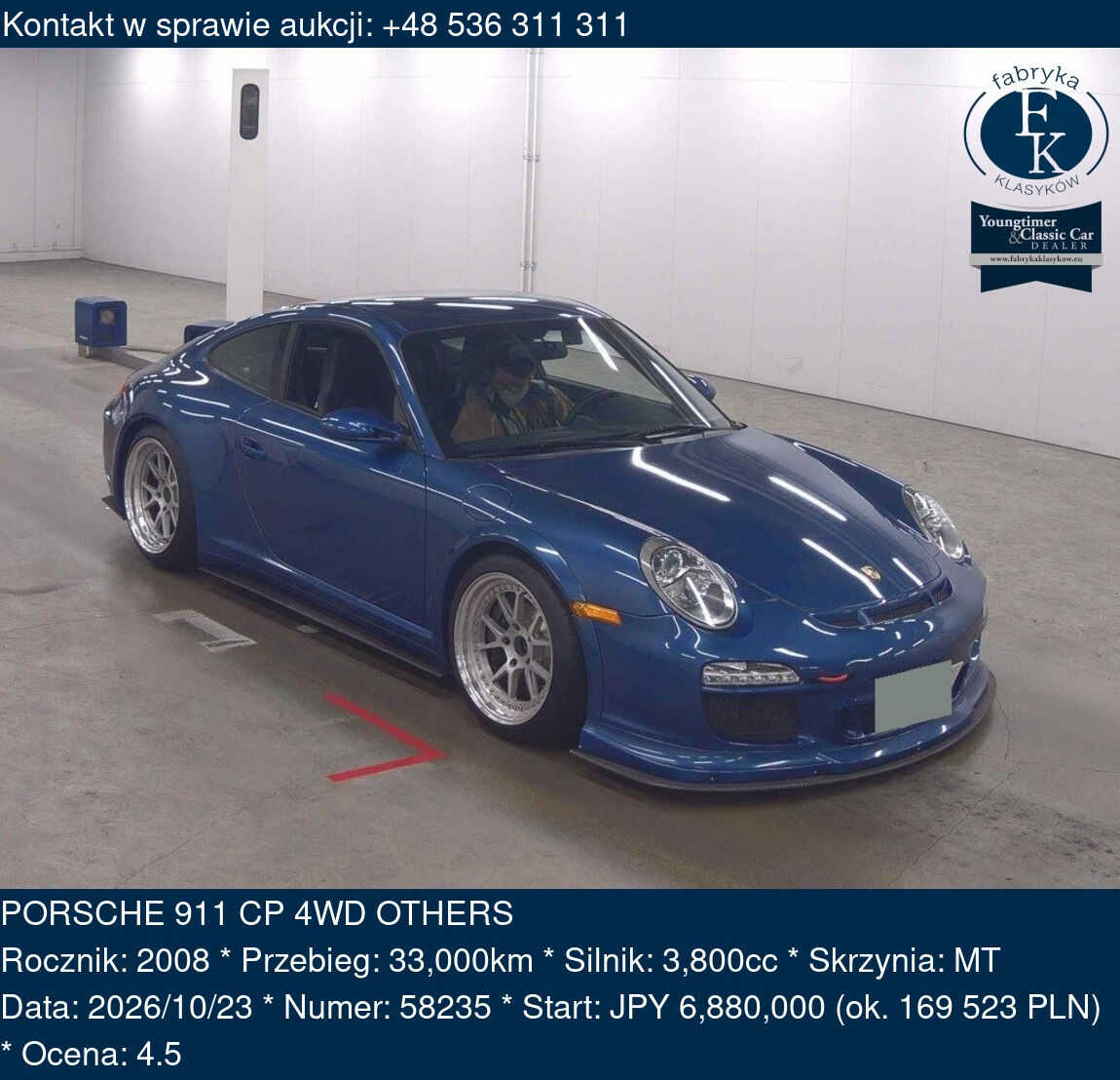 PORSCHE 911 CP 4WD OTHERS 2008 - zdjęcie 2