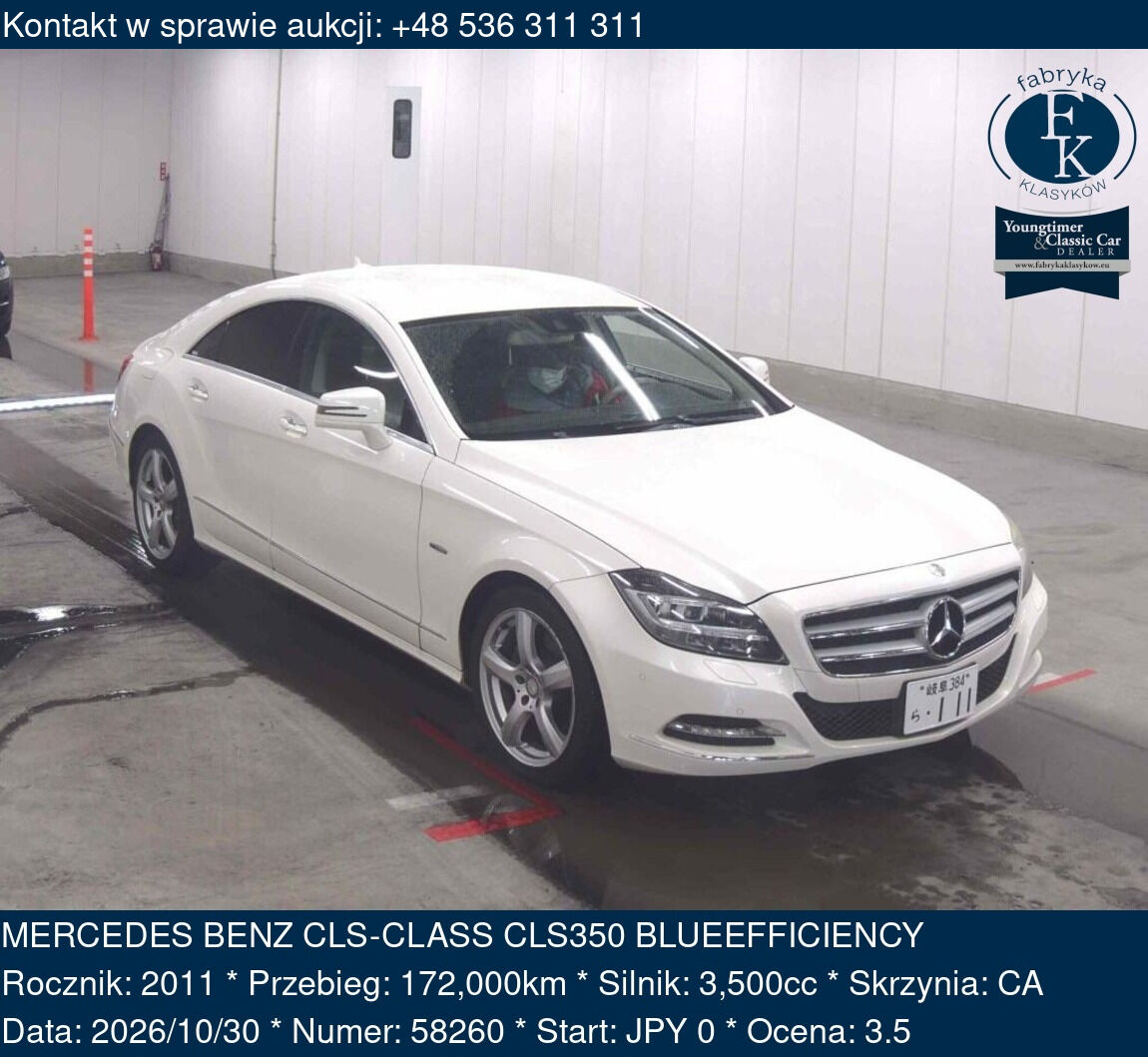 MERCEDES BENZ CLS-CLASS CLS350 BLUEEFFICIENCY 2011 - zdjęcie 2