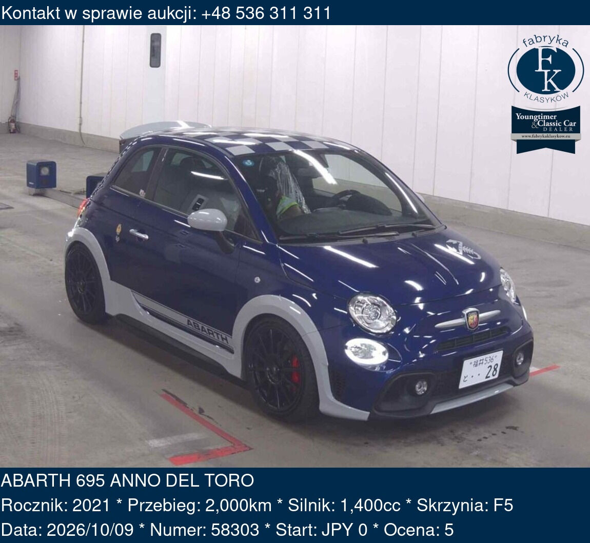 ABARTH 695 ANNO DEL TORO 2021 - zdjęcie 2