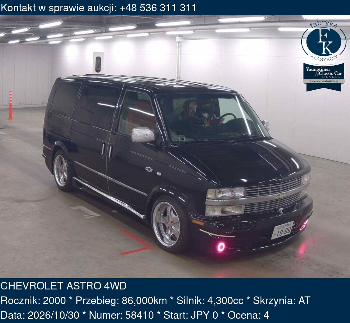 CHEVROLET ASTRO 4WD 2000 - zdjęcie 2