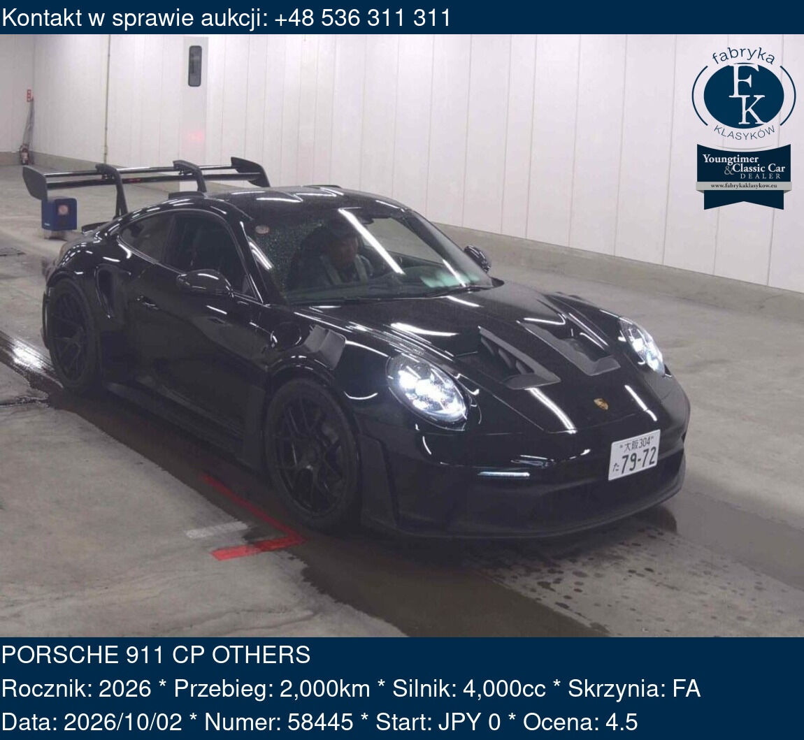 PORSCHE 911 CP OTHERS 2026 - zdjęcie 2