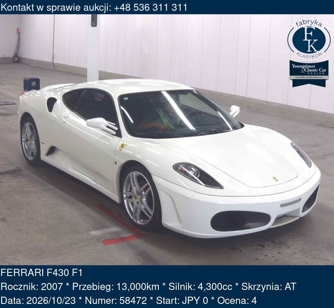 FERRARI F430 F1 2007 - zdjęcie 2