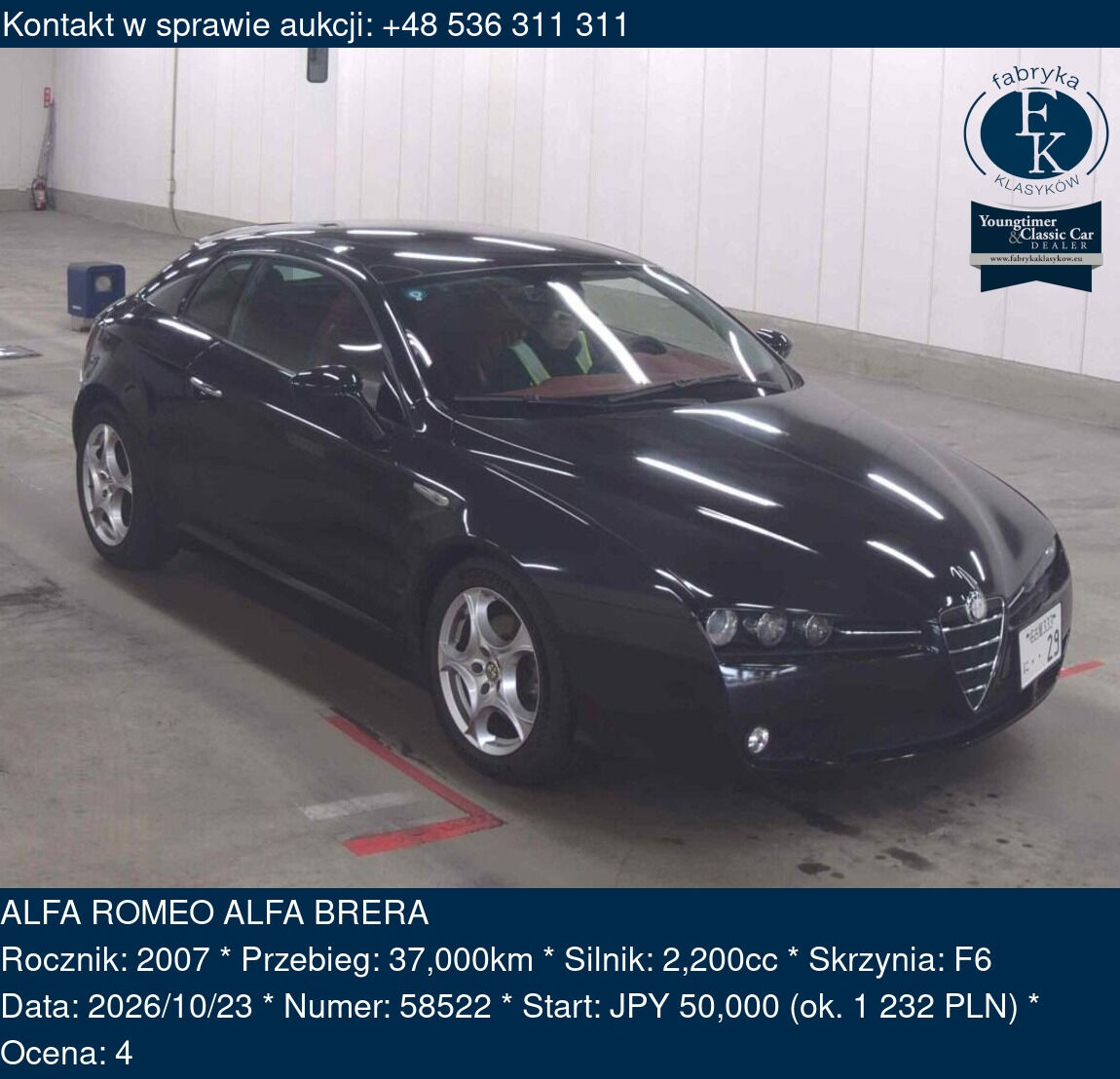 ALFA ROMEO ALFA BRERA 2007 - zdjęcie 2