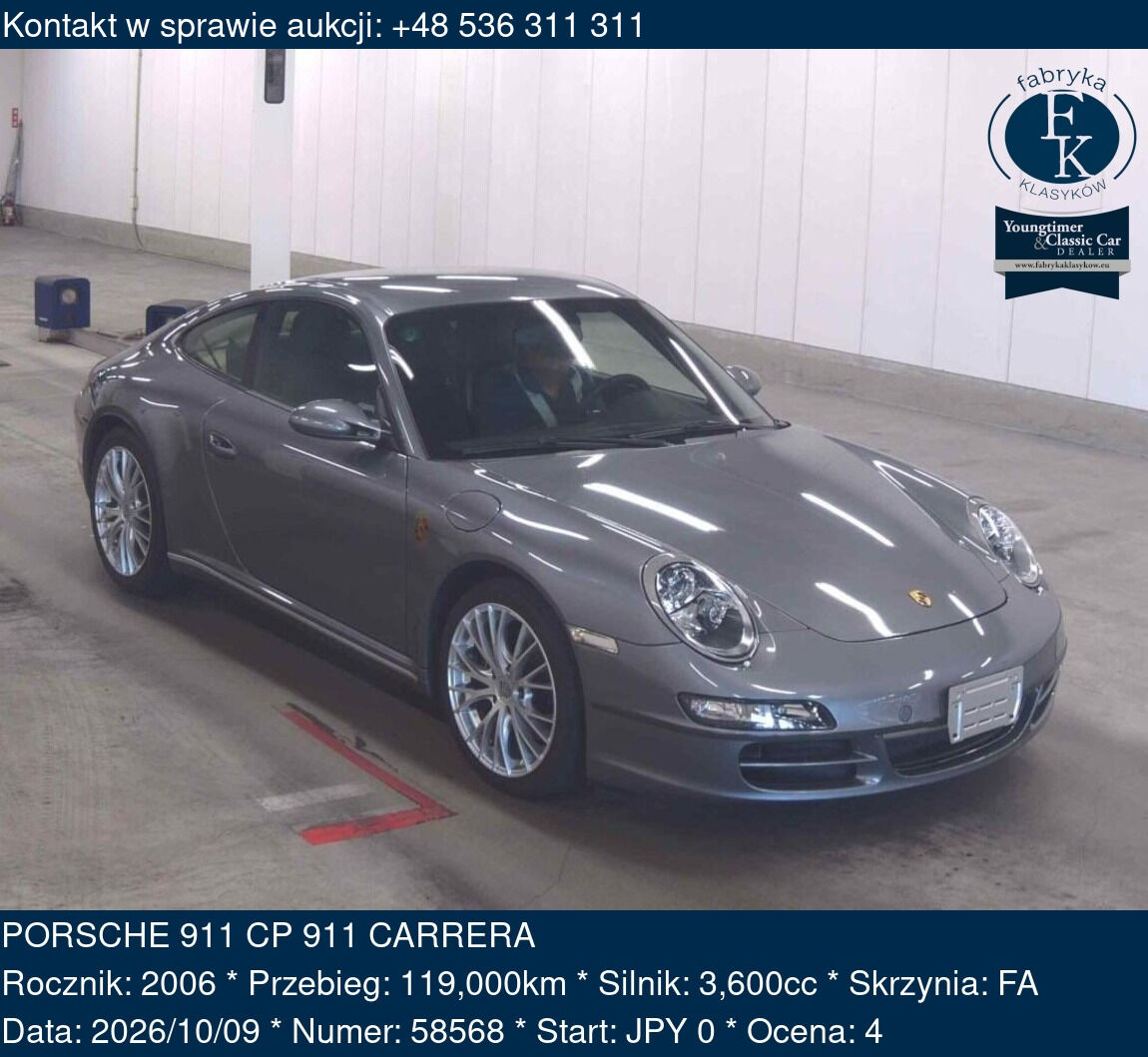 PORSCHE 911 CP 911 CARRERA 2006 - zdjęcie 2