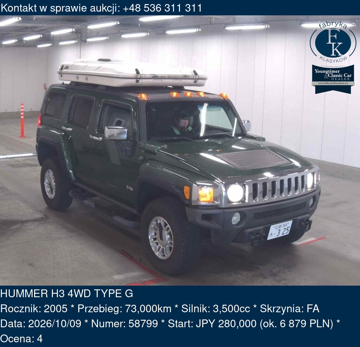 HUMMER H3 4WD TYPE G 2005 - zdjęcie 2