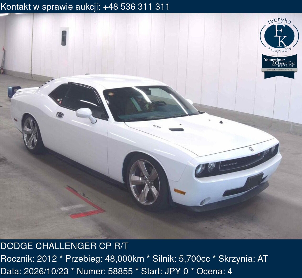 DODGE CHALLENGER CP R/T 2012 - zdjęcie 2