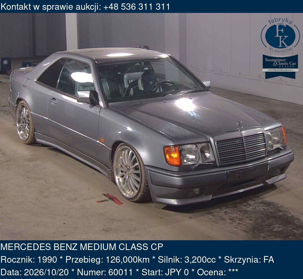MERCEDES BENZ MEDIUM CLASS CP 1990 - zdjęcie 2