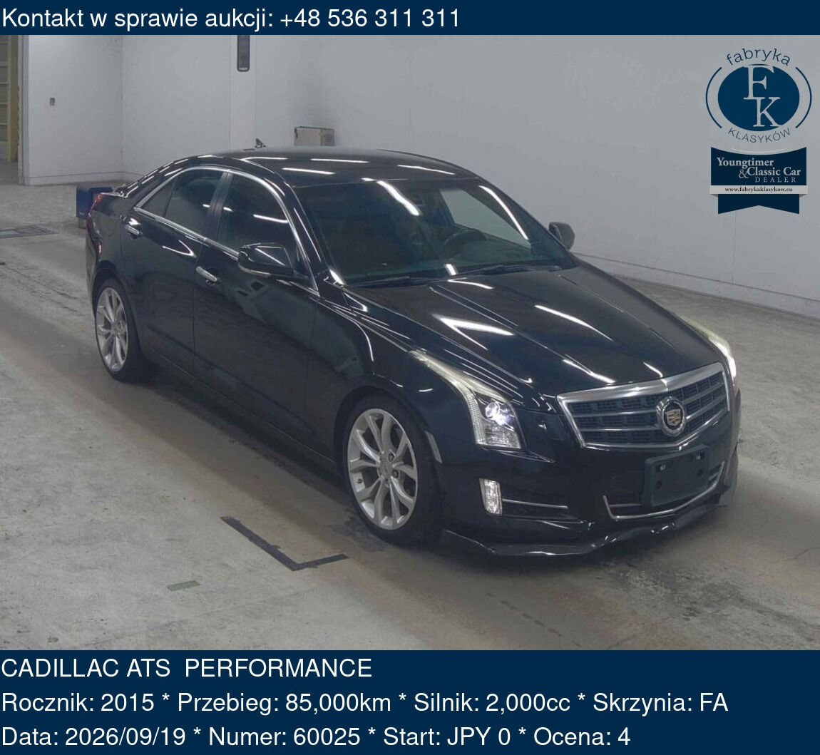 CADILLAC ATS PERFORMANCE 2015 - zdjęcie 2