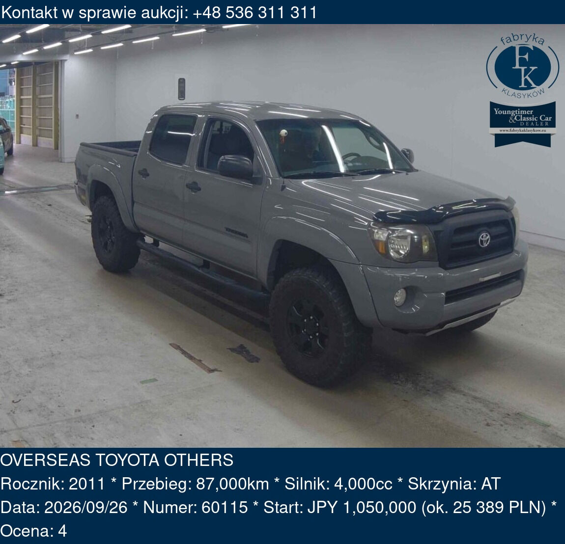 OVERSEAS TOYOTA OTHERS 2011 - zdjęcie 2