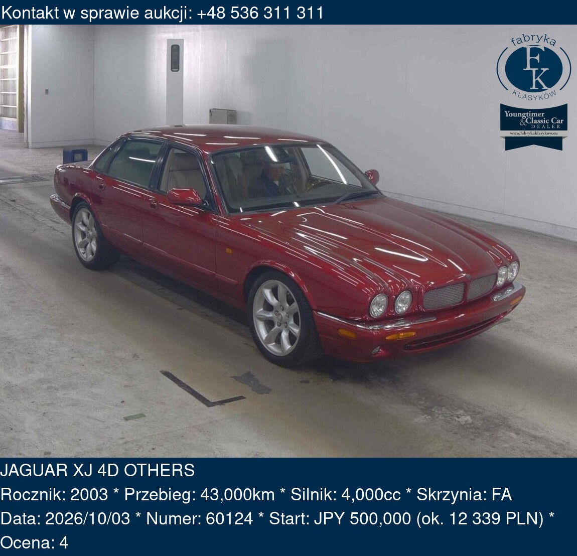 JAGUAR XJ 4D OTHERS 2003 - zdjęcie 2