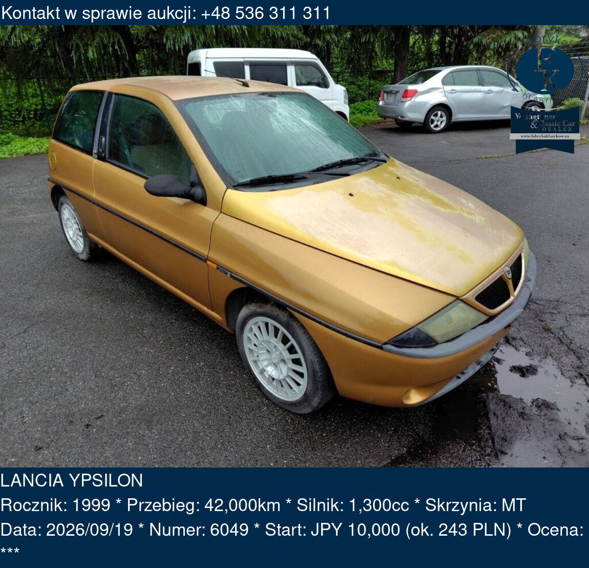LANCIA YPSILON 1999 - zdjęcie 2