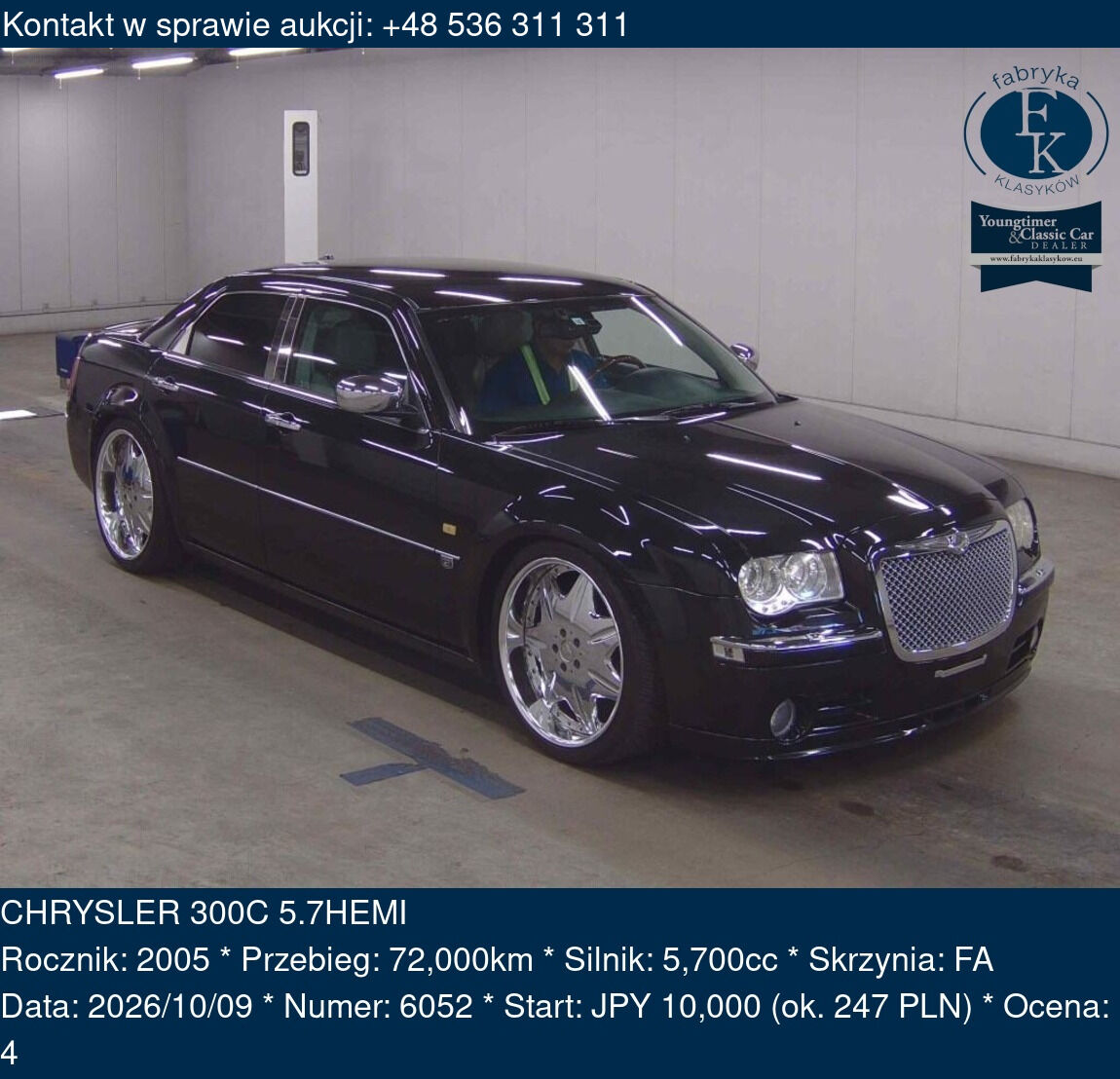 CHRYSLER 300C 5.7HEMI 2005 - zdjęcie 2