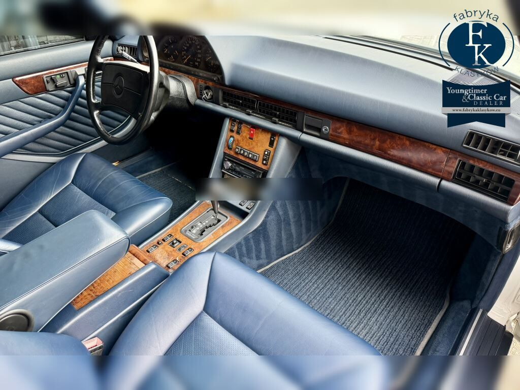 MERCEDES BENZ S-CLASS 4D 560SEL 1990 - zdjęcie 10