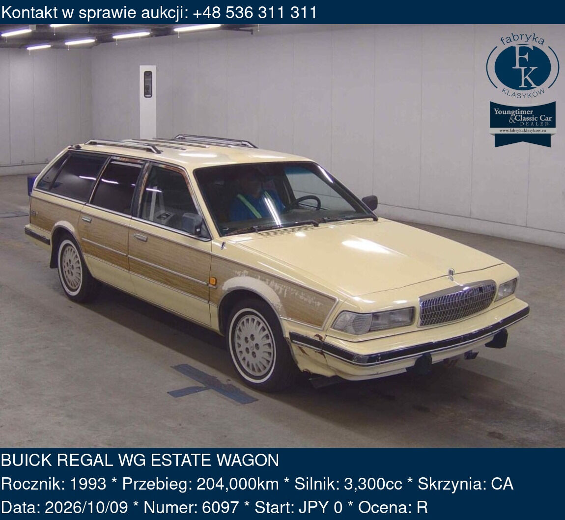 BUICK REGAL WG ESTATE WAGON 1993 - zdjęcie 2