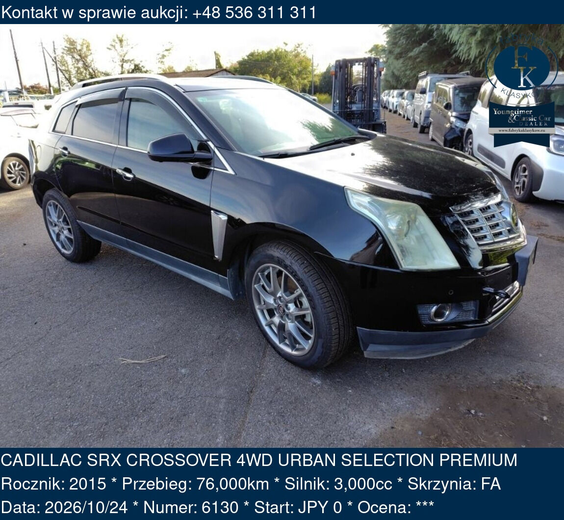 CADILLAC SRX CROSSOVER 4WD URBAN SELECTION PREMIUM 2015 - zdjęcie 2