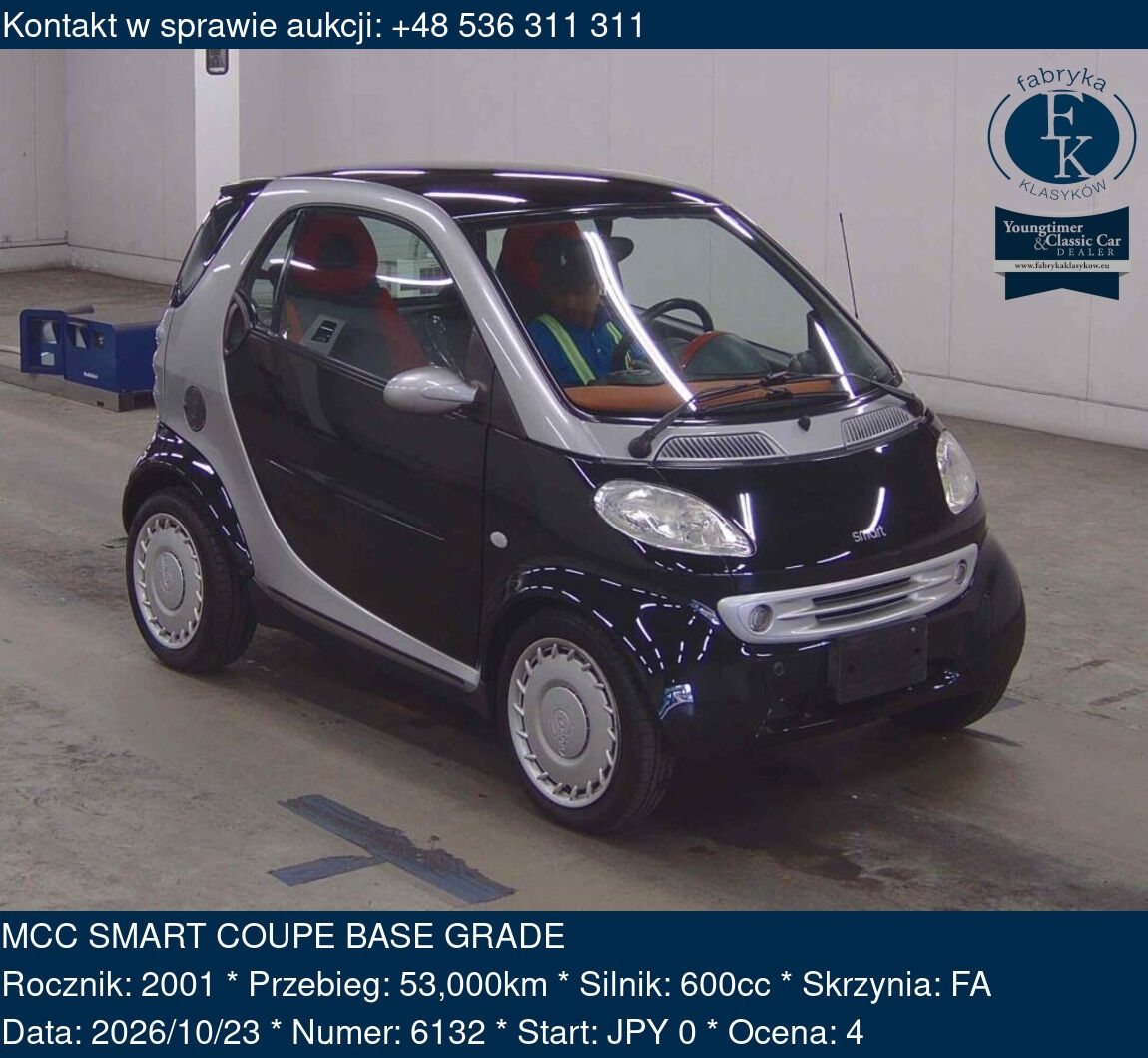 MCC SMART COUPE BASE GRADE 2001 - zdjęcie 2